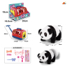 Plush walking panda+hand cage+accessory set,Electric,Sound,IC without language,Plastic【English Packaging】_201887457