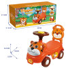 Tiger cartoon stroller (BB whistle steering wheel) Baby walker 4 wheels one colour only 【English Packaging】_P02384190_4_m