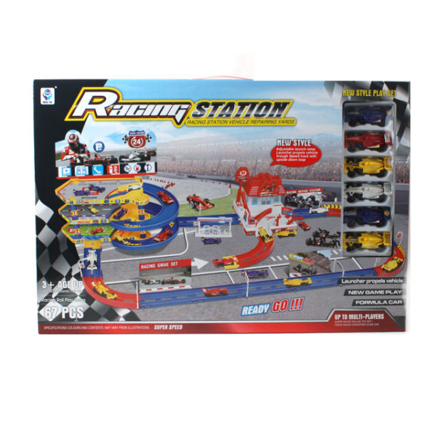 parking set Slide/taxiing Racing cars Plastic【English Packaging】_100666104_hd