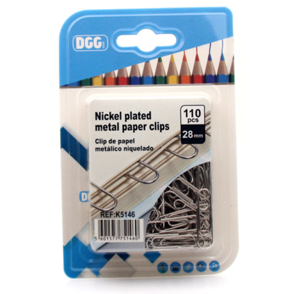 24 Card Nickel Plated Paper Clips