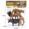 4 (pcs) painted wild animals,Plastic【English Packaging】_P03041474_3_m