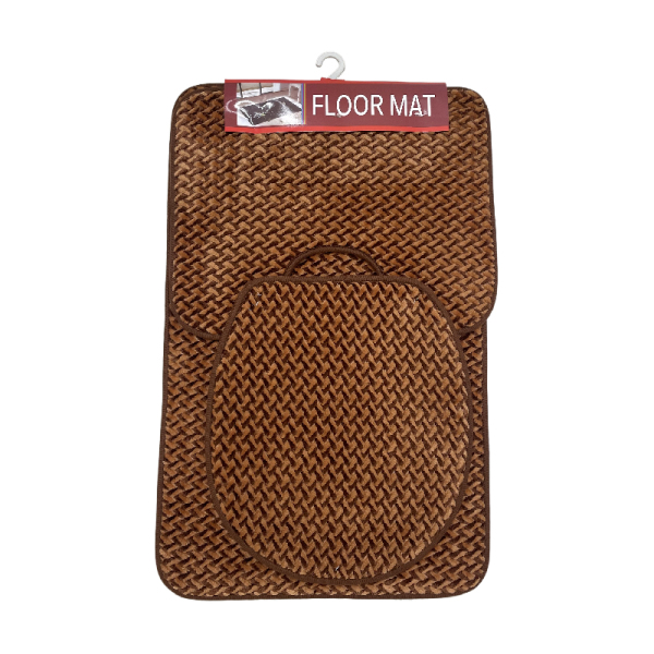 Single piece of two-color cationic floor mat Mixed colors [no text packaging].