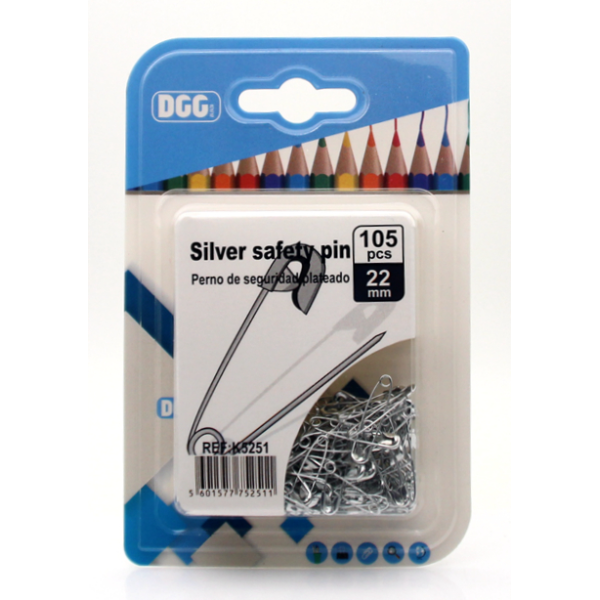 24-Card Silver Pin