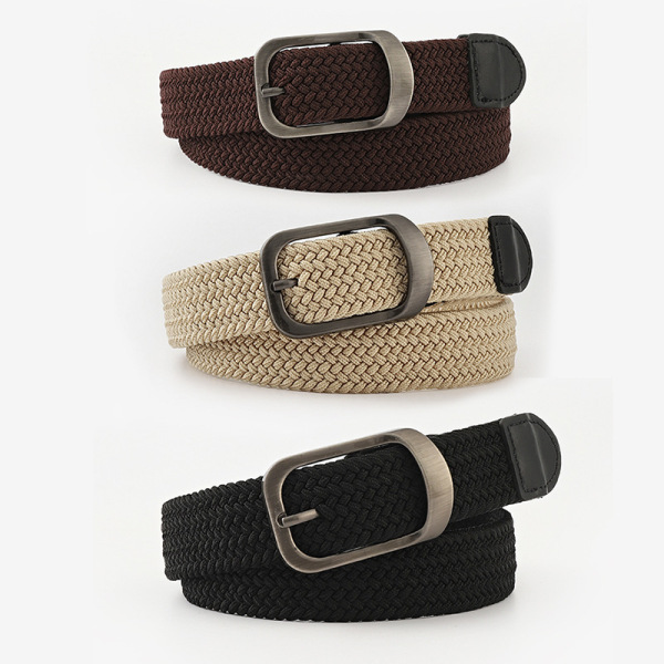 Braided Belt with Day Buckle,Unisex,Uni size,woven fabric【Packaging without Words】_201571854_hd