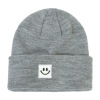 Adult smiley face flat needle hat/smiley face hat Unisex 57-60CM Winter Hat 100% acrylic 【English Packaging】_201448220