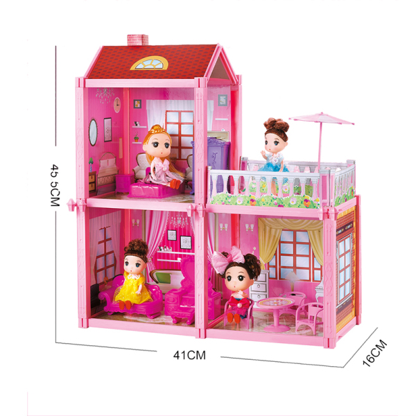 DIY дом с куклой для девочек