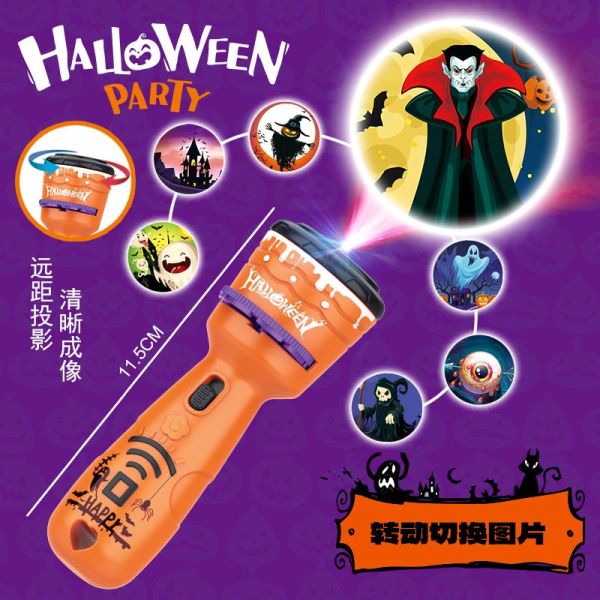 Halloween Toy Projection Flashlight