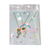 Butterfly + Rainbow Necklace,one colour only,Plastic【Packaging without Words】_P02536879_6_m