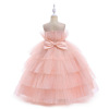 Multi-layer mesh cake princess dress (110,120,130,140,150,160),100% polyester fiber,Girls,110-160CM,sleeveless【Packaging without Words】_P02768659_5_m