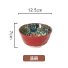 Миска 4,8″ Bohemian Deep Red Stoneware Bowl,Только один вид,Керамика【Упаковка без надписей】_P02994601_2_m