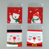 100PCS 10*10+3 Christmas Four Candy Bags,Almond Cookies / Macaroni Packaging,Multiple styles,Plastic【English Packaging】_201414214