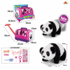 Plush walking panda+hand pulled animal cage+accessory set,Electric,Sound,IC without language,Plastic【English Packaging】_201931722