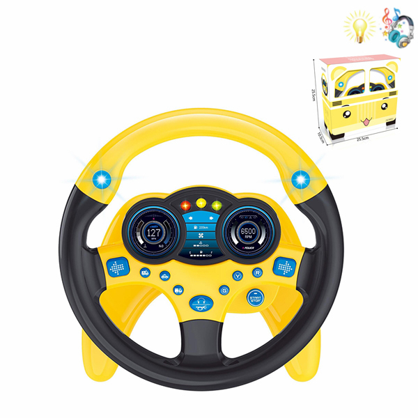 Steering wheel Electric Lights Music English language IC Plastic【English Packaging】_200592896_hd