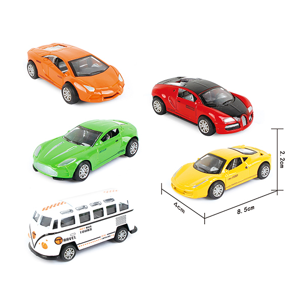 5pcs alloy car