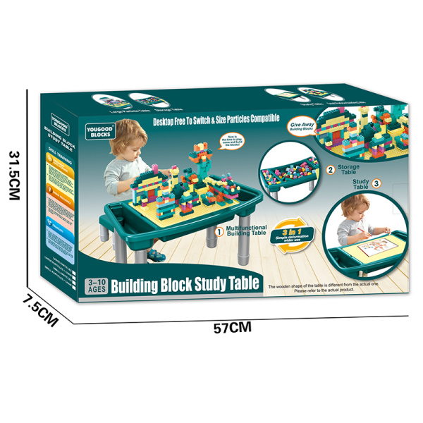 Building block learning table