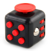 Decompression Rubik's Cube with Black Background and Red Dots,Plastic【Chinese Packaging】_201847859