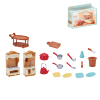 Kitchen stove/dishwasher/small cart set Cute Version Solid color Plastic【English Packaging】_200888310