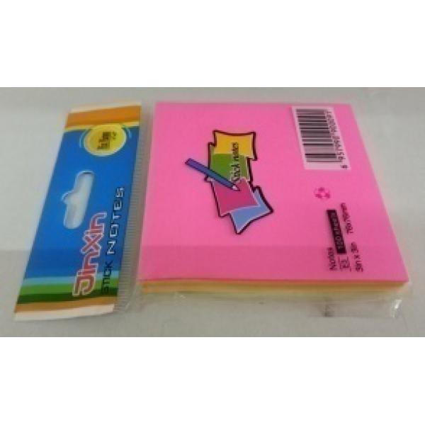 Color core 76*76mm*100 pages sticky notes