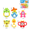 6(pcs)Rattle Sets,Plastic【English Packaging】_201644542