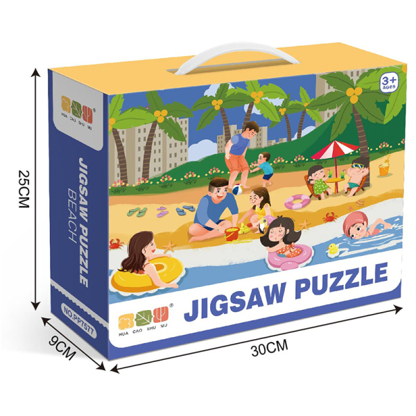 48pcs illustration series puzzle pieces