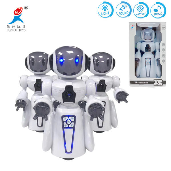 robot Electric Universal Lights Sound Projection Music English language IC Plastic【English Packaging】_200573044_hd