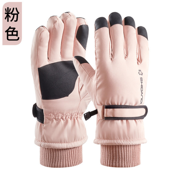 Cotton insulated touch screen gloves, waterproof and non slip gloves,Women,Uni size,100% polyester fiber【Packaging without Words】_201572301_hd