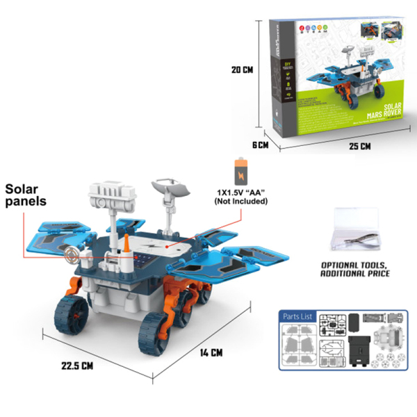 solar-powered Mars rover