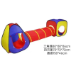 Red, yellow and blue three-piece play tunnel (80*80*86CM46*150CM72*72*72CM ),Polyester fiber【English Packaging】_P02647683_2_m