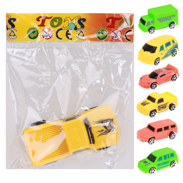 car(6) Pull Back Spray painting and solid color Plastic【English Packaging】_200199665_hd