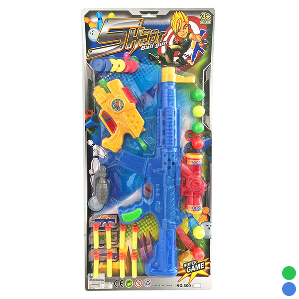 gun set Table tennis Submachine gun Solid color Plastic【English Packaging】_200511564_hd