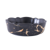 Кружево Marbled Gold Collection Black Gold Lace Type 6-Inch Round Soup Bowl,Только один вид,Керамика【Упаковка без надписей】_201401846