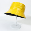 Bright leather colored fisherman hat/leather solid colored hat Unisex 56-58CM Panama 100%PU 【English Packaging】_201448254