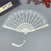 European style fan,Mix color,Textile【Packaging without Words】_201778144