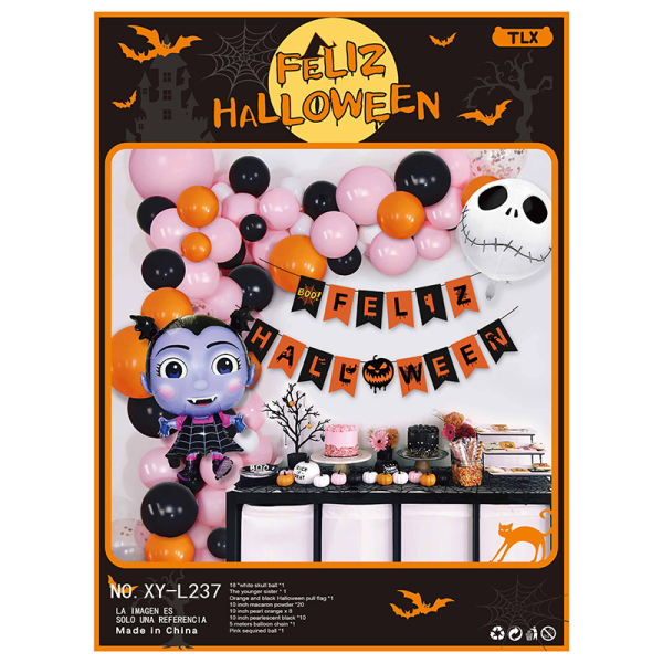 Halloween Western Words Balloon Set,Aluminum film【English Packaging】_201210462_hd