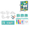 Chemical experimentScientific Experiment Coloring Graffiti DIY Color Pen&Dinosaur Puzzle Plastic【English Packaging】_201422523