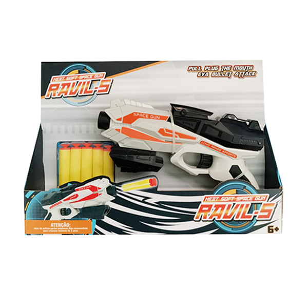 gun set Soft bullet Pistol
 Solid color Plastic【English Packaging】_200712771_hd