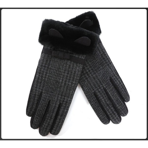 Plush Gloves Touchscreen Windproof Gloves