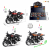 12PCS Модель мотоцикла Harley из цинкового сплава 3 цвета,Инерционный механизм (с отводом назад),1:8,2-х колёсный,Со светом,Со звуком,IC без слов,С элементами питания,Чёрные колёса,пластик【Упаковка на английском языке】_P03061399_4_m