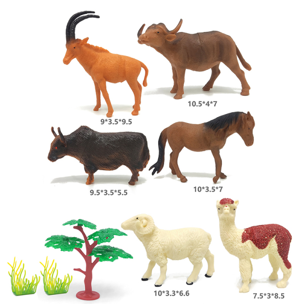 6 (pcs) Farm Animal Set