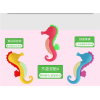 Ring Fawn Baby Teething Silicone Teether [6.5*1.2*9.6CM,Mix color,Silica gel【Packaging without Words】_P02886832_9_m