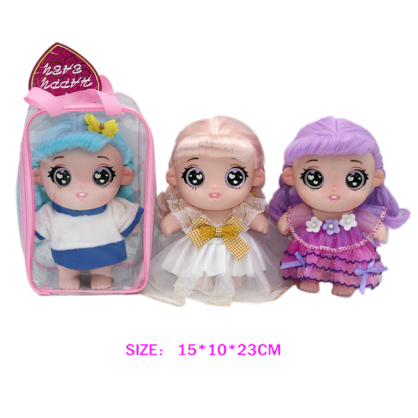 3 Styles of All Vinyl Cotton Dolls