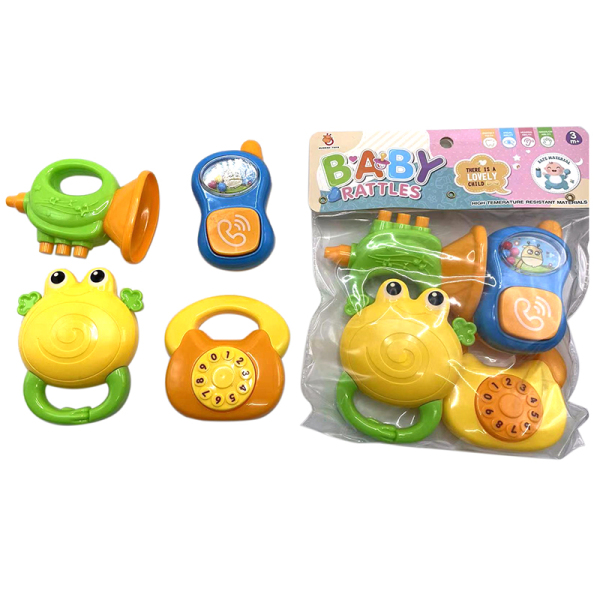 4pcs Rattles