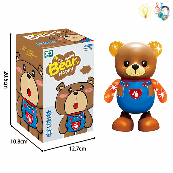 bear Electric Lights Music IC without language Plastic【English Packaging】_200520935_hd