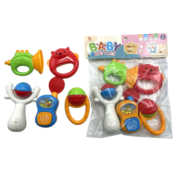 5pcs Rattles