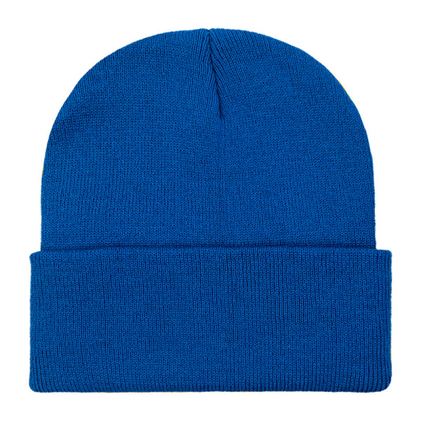 Solid color knitted hat