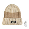 Двухцветная полосатая шерстяная шляпа Зимняя шляпа нейтральная 56 - 60CM 100% нитрил