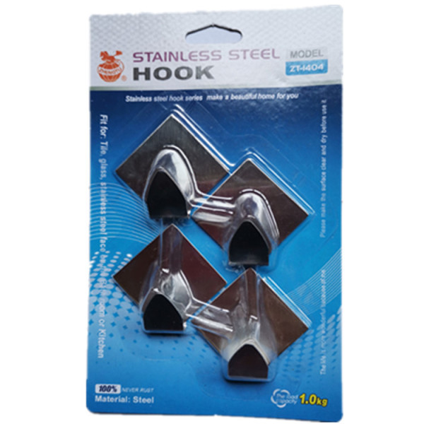 4 sets of stainless steel seamless hooks