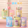 Cartoon Round Folding Pen Holder,Plastic【Packaging without Words】_P02946421_2_m