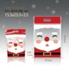 50PCS 15.5*23 Santa Claus Candy Bag,Almond Cookies / Macaroni Packaging,one colour only,Plastic【English Packaging】_201414225_1_m