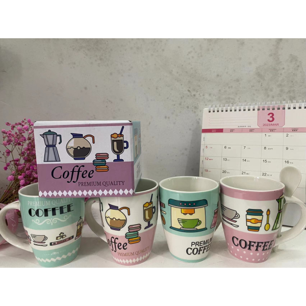 350ml Cartoon Ceramic Mug